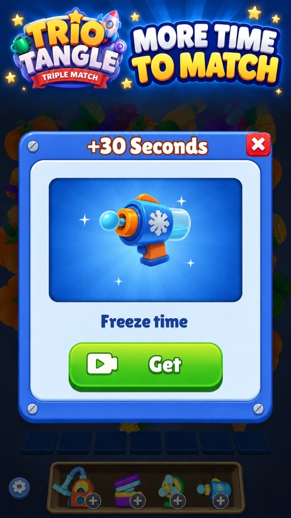 More time to match freeze power-up